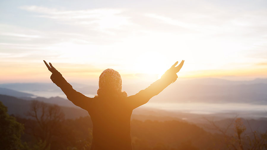 hiking woman enjoy the beautiful view at mountain 2026 01 07 00 53 57 utc